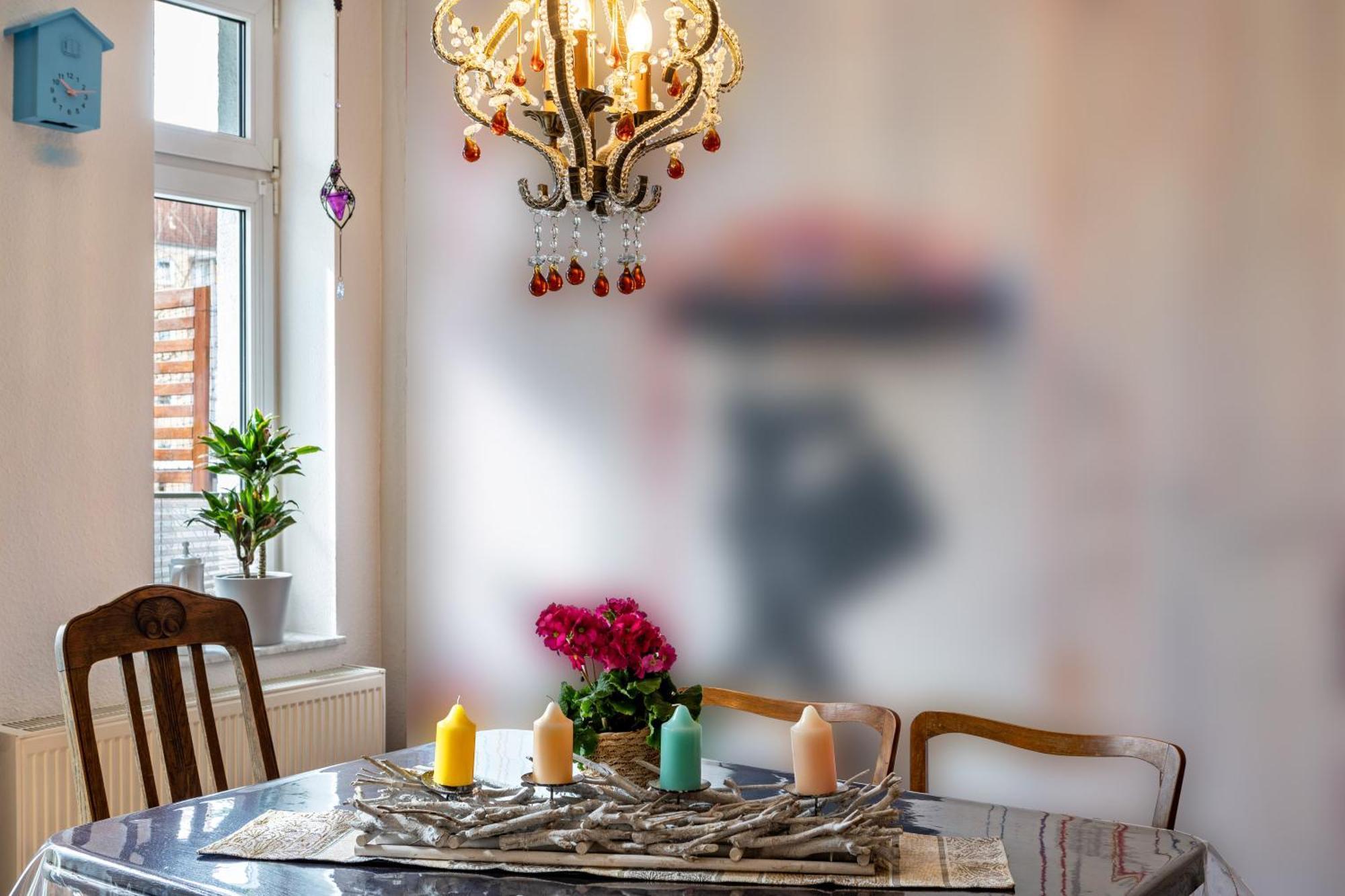 Balkon Apartment Shanti Lu إرفورت المظهر الخارجي الصورة